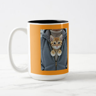 Raak niet aan, Purr-fecte Kattenmoeder, Tweekleurige Koffiemok