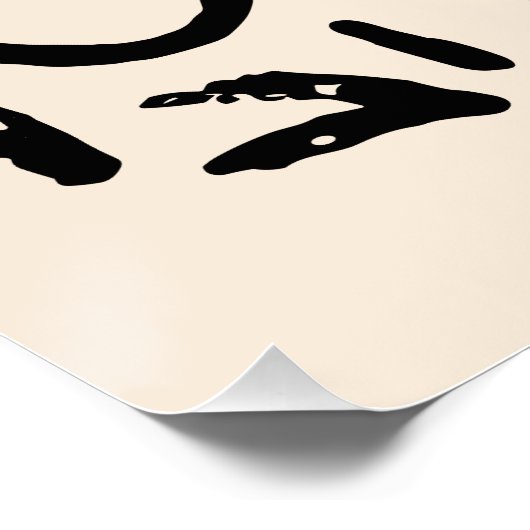 Raak wat gras aan perfect poster (Hoek)