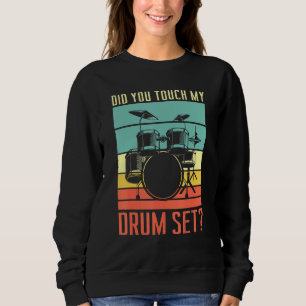 Raakte je mijn drumstel drumrock voor een drumstel trui