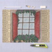 Raam met luiken tissuepapier (Craft)