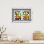 Raam Poster Weergave (Keuken)