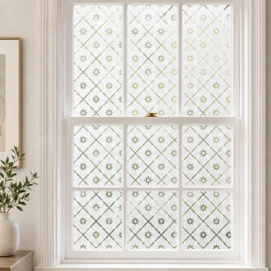 Raamfolie Elegant Victoriaans Privacy Patroon F Raamsticker
