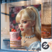 Raamfolie voor snoepwinkels raamsticker (Cafe Raam)