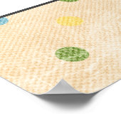 Raamkalender met berenposter poster (Hoek)