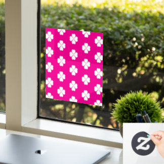 Raamklemmen met klaversmaak raamsticker