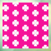 Raamklemmen met klaversmaak raamsticker (Vel 3)