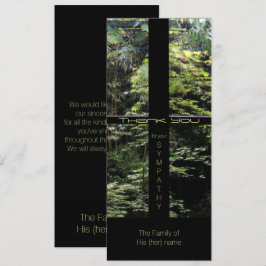 Raamkruis op Natuur Tuin Sympathie Dank U I Kaart