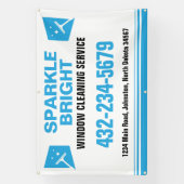 Raamreinigingsdienst Spandoek (Verticaal)