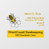 Raamsticker - Bijenbedrijf (Vel)