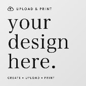 Raamsticker Eigen Ontwerp Upload 30 cm x 30 cm (Vel)