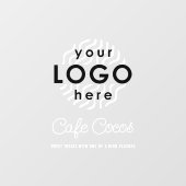 Raamsticker voor café (Vel)