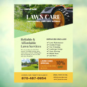 Raamsticker voor gazonverzorgingsdiensten (Vel 3)