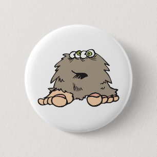 raar dwaasje ronde button 5,7 cm