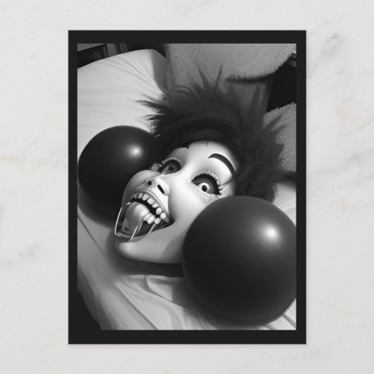 Raar glimlachend hoofd Briefkaart (Voorkant)