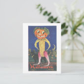 Raar Groente Jack-o-Lantern Briefkaart (Staand voorkant)