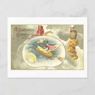 Raar Halloween Witch Briefkaart
