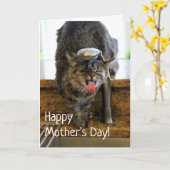 Raar Kind Moederdag Kaart (Gele Bloem)