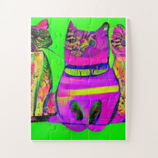 Raar Kool Katz Legpuzzel (Verticaal)