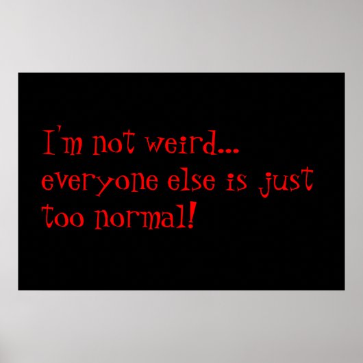 raar poster (Voorkant)