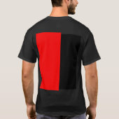 Raar Rood en Zwart T-shirt (Achterkant)