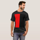 Raar Rood en Zwart T-shirt (Voorkant volledig)