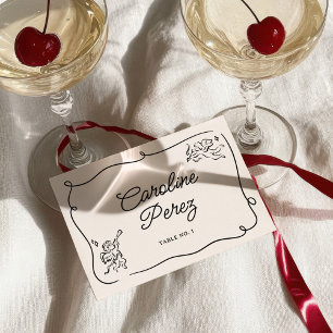 Raar & Wispelturig Cupido Cherubijnen Plaatskaart Kaart