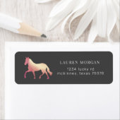 Raardrijden roos goud Rendement Adres Etiket (Insitu)