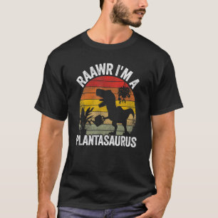 Raawr Ik Ben Een Plantasaurus Tuinieren Grappen Tu T-shirt