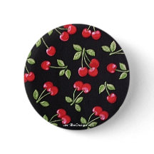 rab billy Rockabilly Red Cherries op Black Gifts