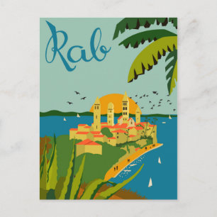 Rab-eiland, Kroatië Briefkaart