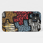 RAB Rockabilly Animal Print Puzzle Case-Mate iPhone Case (Achterkant (horizontaal))