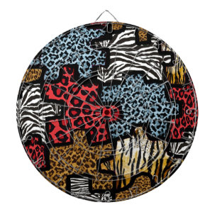 RAB Rockabilly Animal Print Puzzle Dartbord