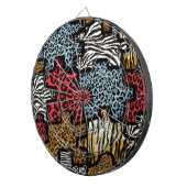 RAB Rockabilly Animal Print Puzzle Dartbord (Voorkant Rechts)