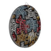 RAB Rockabilly Animal Print Puzzle Dartbord (Voorkant Links)