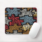 RAB Rockabilly Animal Print Puzzle Muismat (Met muis)