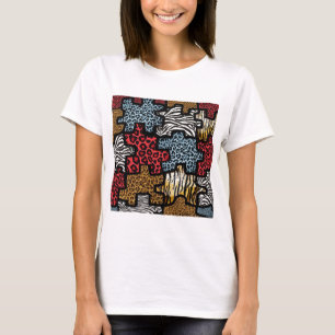 RAB Rockabilly Animal Print Puzzle T-shirt