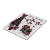 RAB Rockabilly Cherry Carreaux Père Noël (Côté)