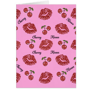 RAB Rockabilly Cherry Kisses op roze