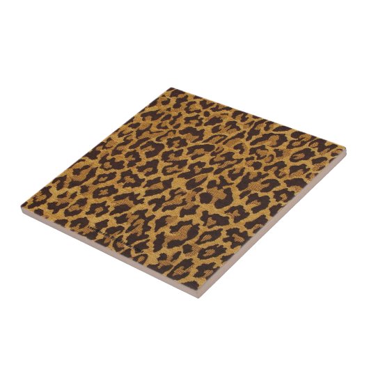 RAB Rockabilly Classic Leopard Print Tile Tegeltje (Zijkant)
