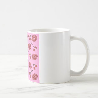 RAB Rockabilly Kussen van Kersen op Roze Koffiemok