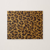 RAB Rockabilly Leopard Print Brown Gold Legpuzzel (Horizontaal)