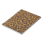RAB Rockabilly Leopard Print Brown Gold Notitieblok (Gedraaid)