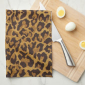 RAB Rockabilly Leopard Print Kitchen Towel Theedoek (Quarter Fold)