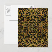 RAB Rockabilly Luipaardprint Geschenken Briefkaart (Voorkant / Achterkant)