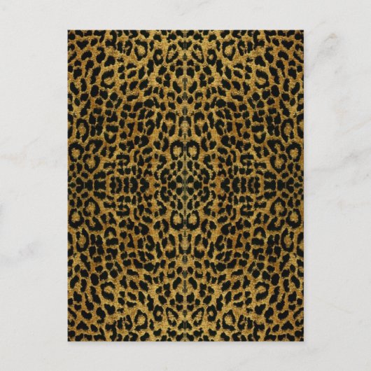 RAB Rockabilly Luipaardprint Geschenken Briefkaart (Voorkant)