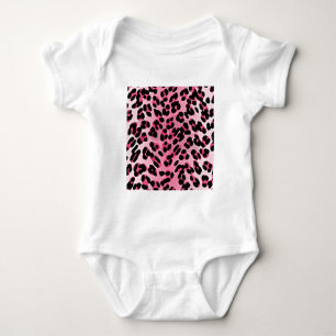 RAB Rockabilly Pink Cheetah Print Romper