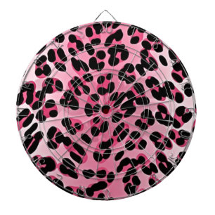RAB Rockabilly Roze Luipaardprint Dartbord