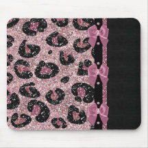 RAB Rockabilly Roze Luipaardprint Lint Bogen