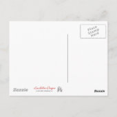 RAB Rockabilly Schedel Rozen Liefde Lippenstift Briefkaart (Achterkant)