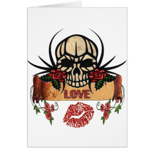 RAB Rockabilly Skull Rozen Love Lipstick